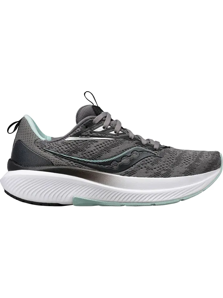 Кроссовки Saucony Wmns Echelon 9 Charcoal Ice — изображение 1 из 1, серый