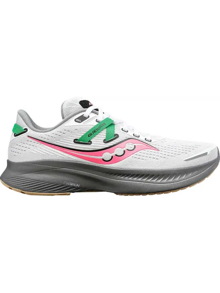 Кроссовки Saucony Wmns Guide 16 White Pink Gravel — изображение 1 из 1, белый