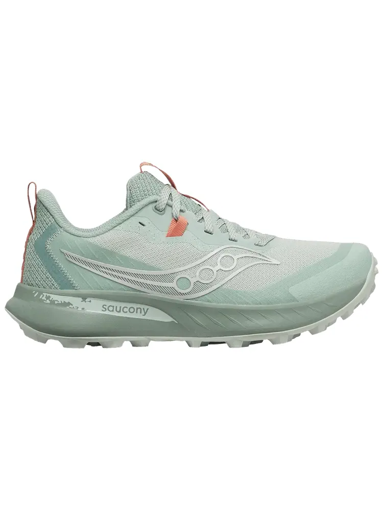 Кроссовки Saucony Wmns Peregrine 15 'Mist Aloe' — изображение 1 из 1, зеленый