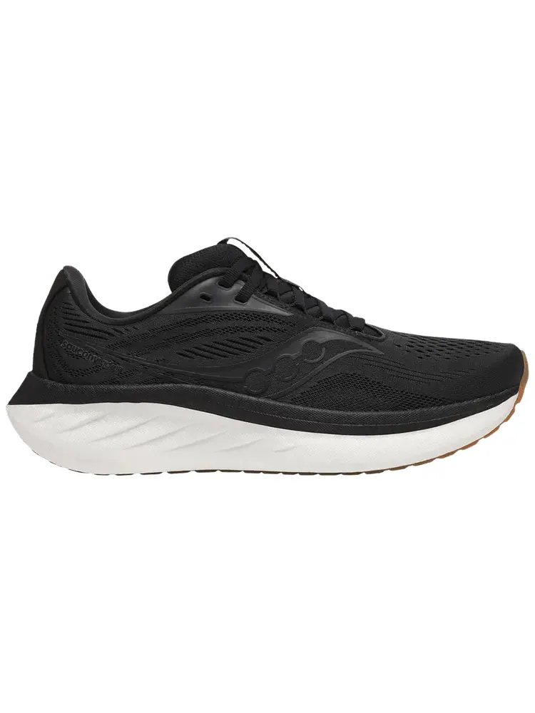 Кроссовки Saucony Wmns Ride 18 'Black Gum' — изображение 1 из 1, черный