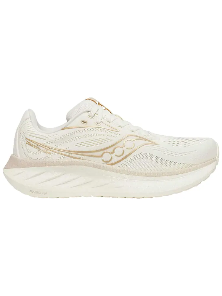 Кроссовки Saucony Wmns Ride 18 Wide 'Vanilla' — изображение 1 из 1, ванильный