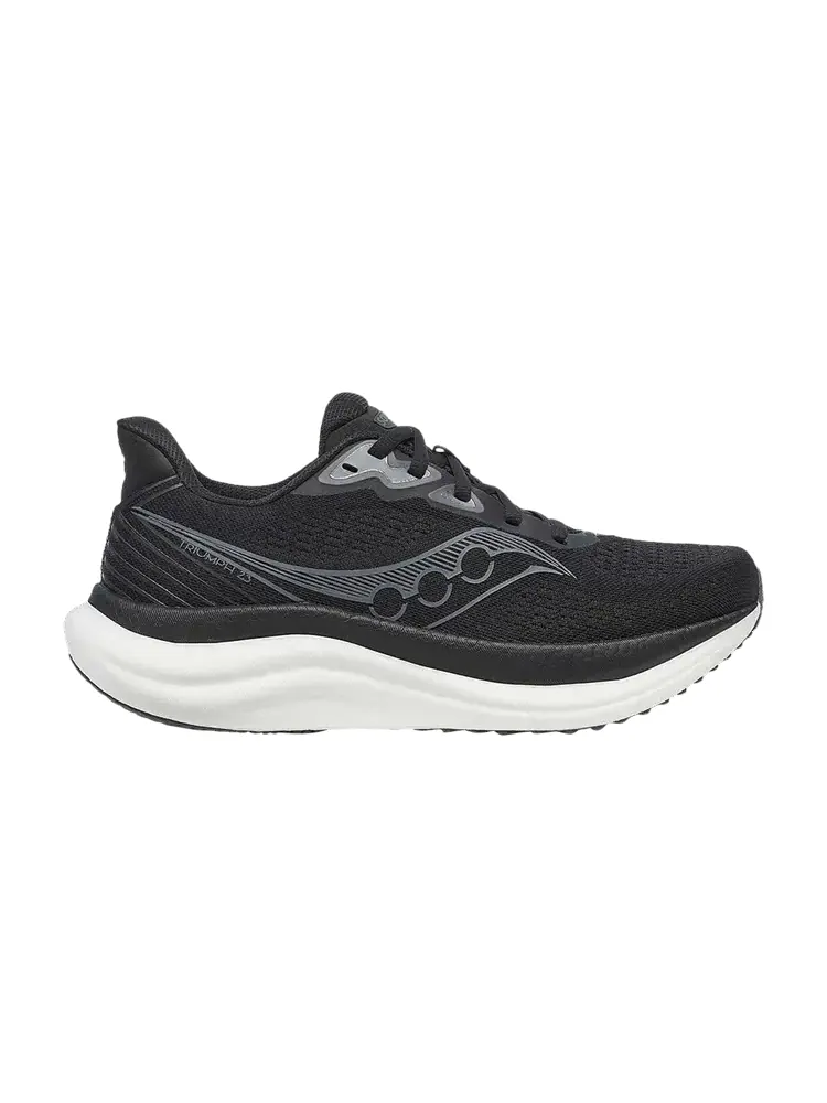 Кроссовки Saucony Wmns Triumph 23 Wide 'Black White' — изображение 1 из 1, черный/белый
