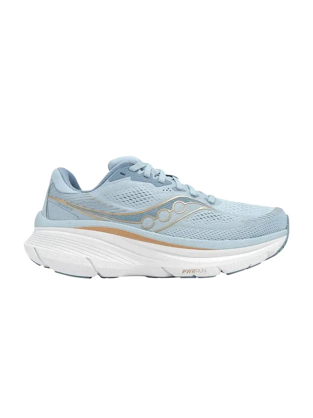 Женские кроссовки Saucony Guide 19 Wide — изображение 1 из 1, светлый/синий