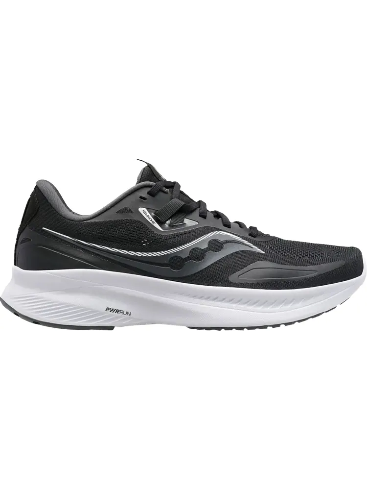 Кроссовки Saucony Guide 15 Black White — изображение 1 из 1, черный