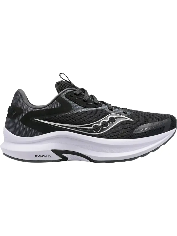 Кроссовки Saucony Axon 2 Black White — изображение 1 из 1, черный
