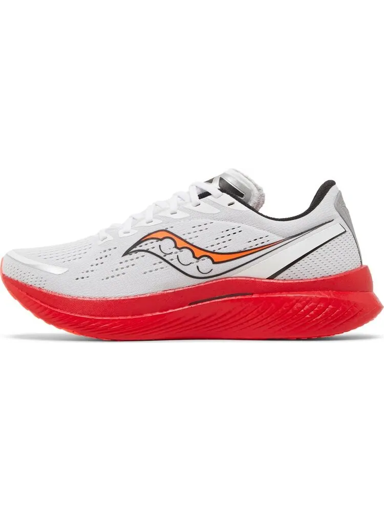 Кроссовки Saucony Endorphin Speed 3 White ViZiRed — изображение 3 из 8, белый