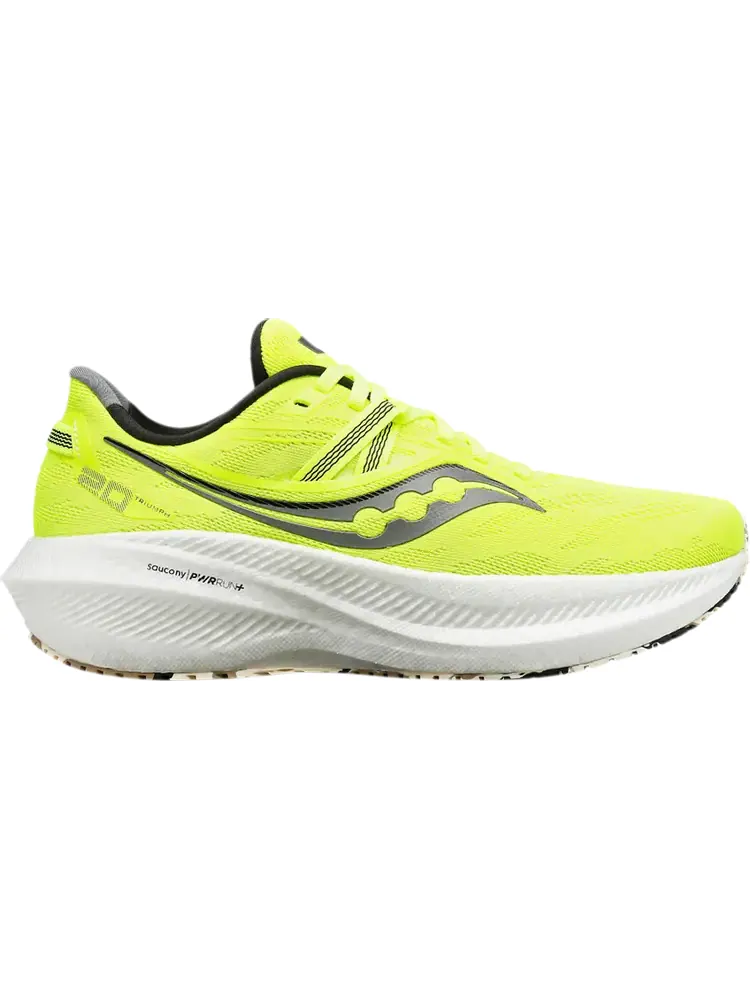 Кроссовки Saucony Triumph 20 Citron Black — изображение 1 из 1, желтый