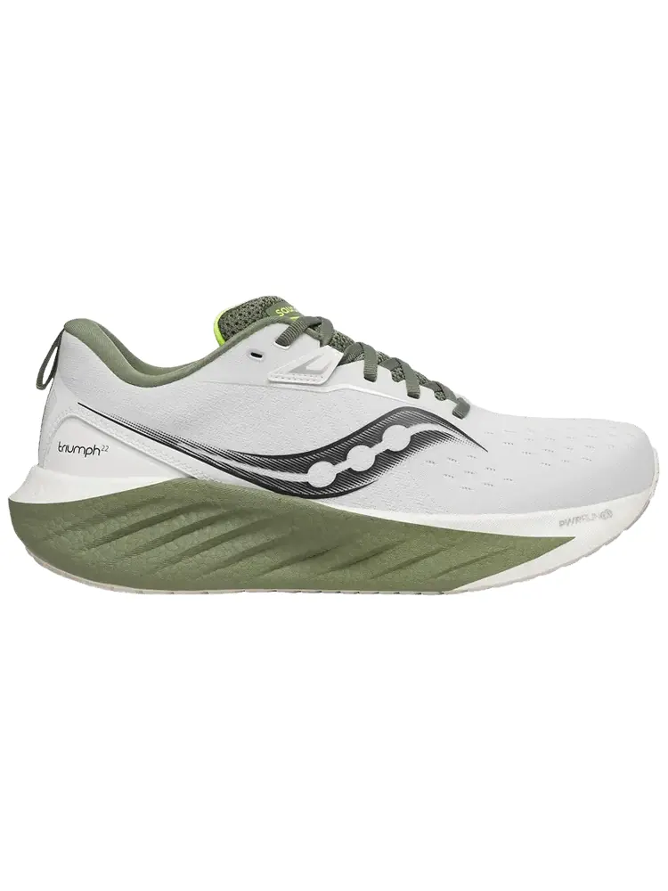 Кроссовки Saucony Triumph 22 'White Olivine' — изображение 1 из 1, белый
