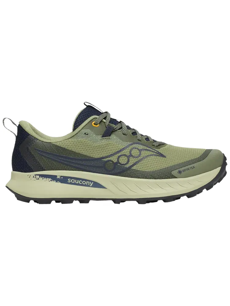 Кроссовки Saucony Peregrine 15 GORE-TEX 'Hemlock Navy' — изображение 1 из 1, темно-синий