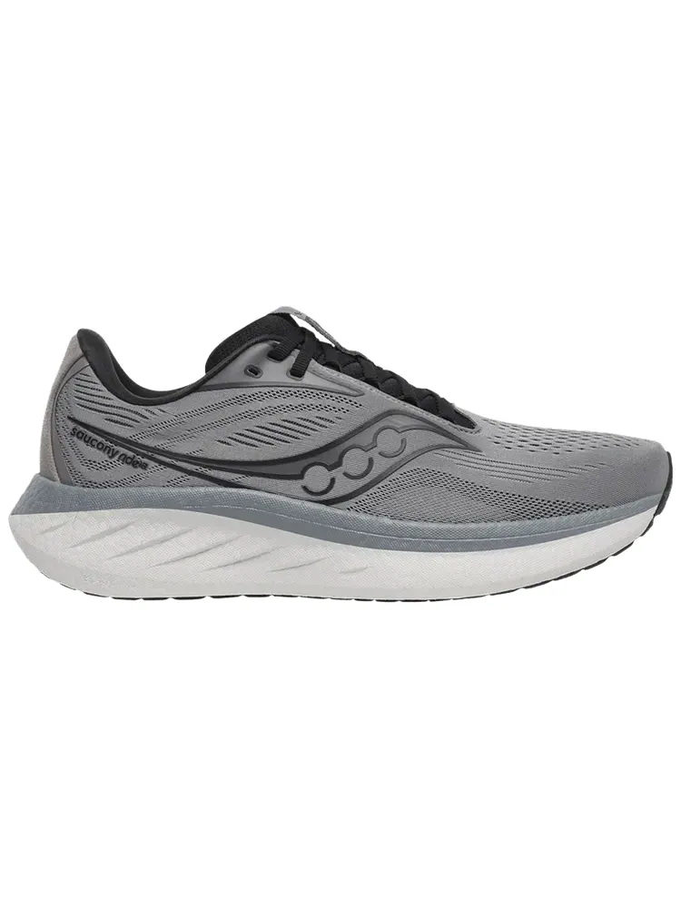 Кроссовки Saucony Ride 18 'Cinder Black' — изображение 1 из 1, черный
