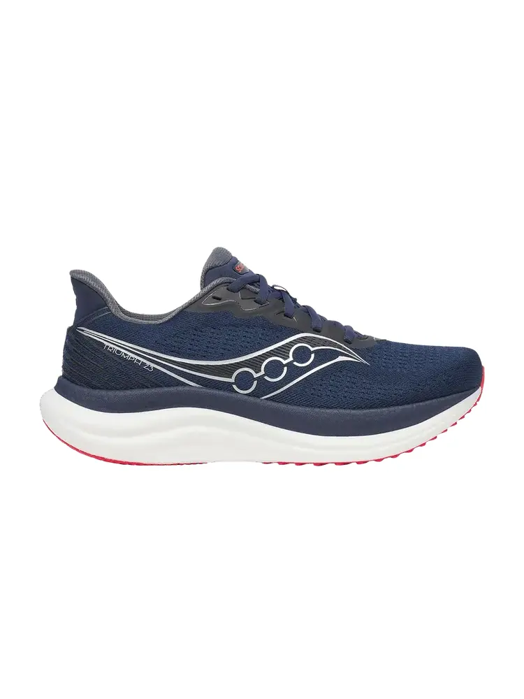 Кроссовки Saucony Triumph 23 'Navy' — изображение 1 из 1, темно-синий/красный
