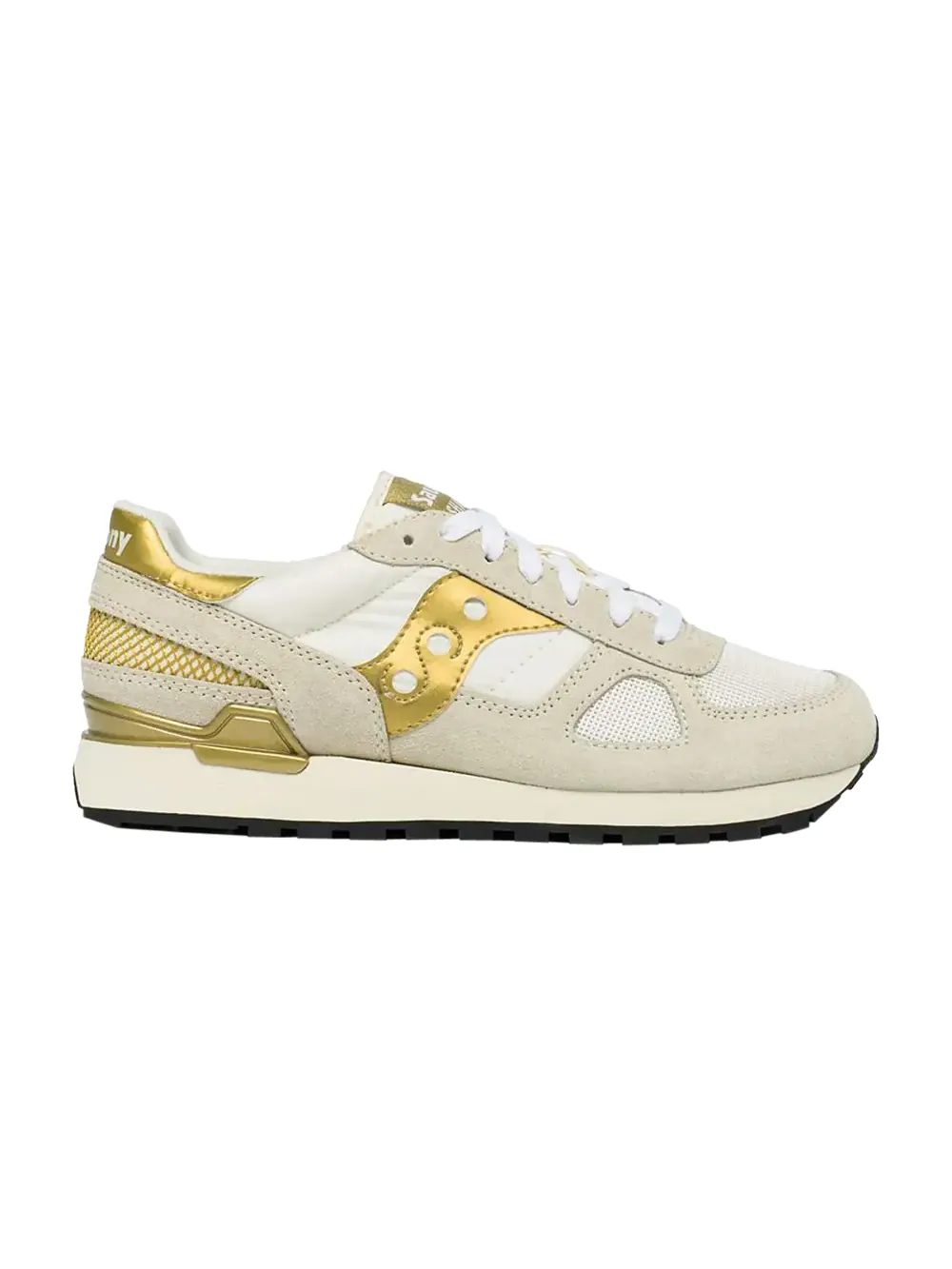 Кроссовки Shadow Original Saucony — изображение 1 из 1, белый/золотистый