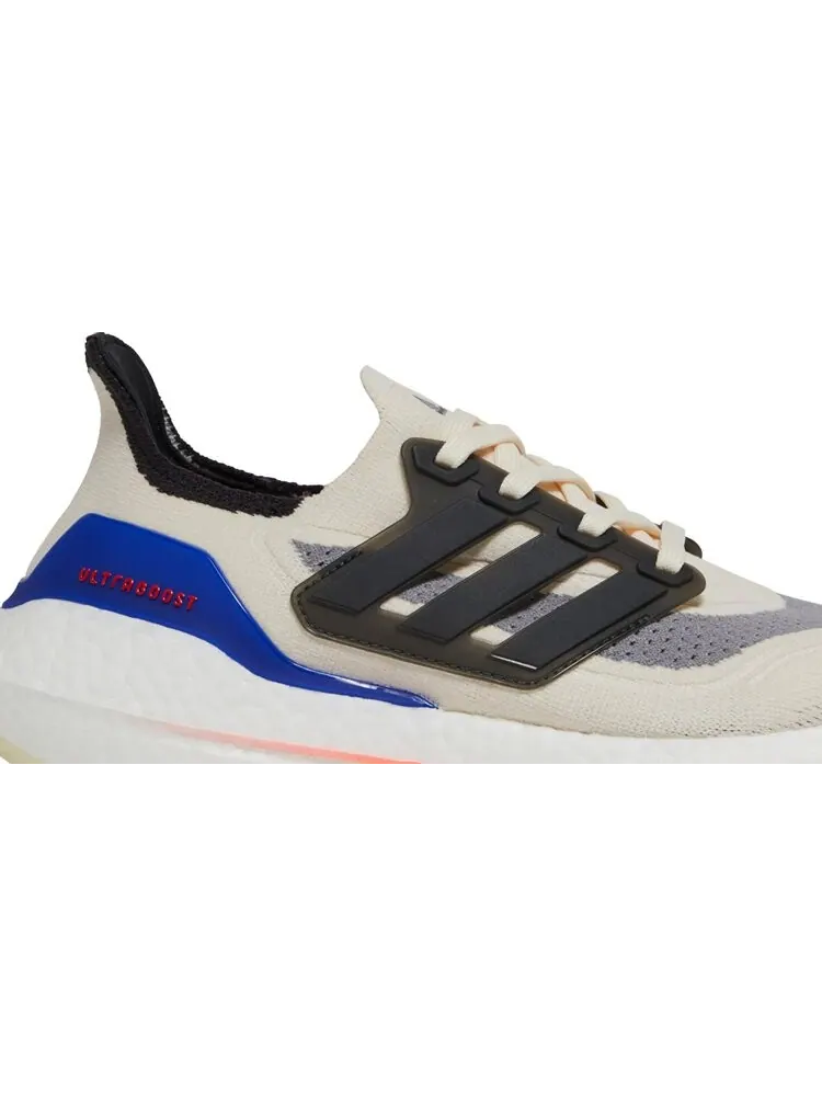 Кроссовки Adidas UltraBoost 21 'Wonder White Carbon' — изображение 2 из 8, бежевый