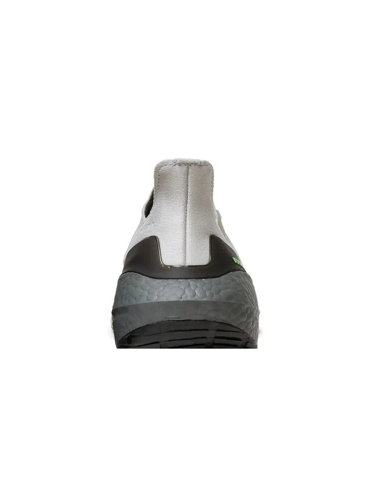 Кроссовки adidas UltraBoost 21 'Grey Volt' — изображение 8 из 9, серый
