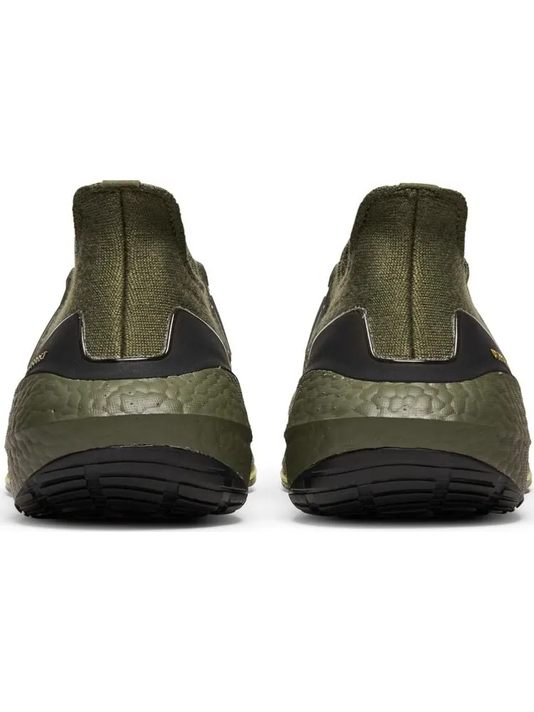 Кроссовки Adidas UltraBoost 21 'Focus Olive' — изображение 6 из 8, зеленый