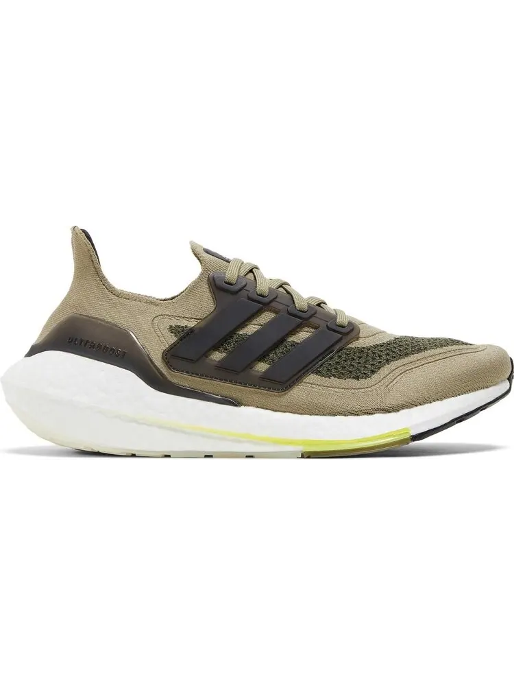 Кроссовки Adidas UltraBoost 21 'Orbit Green' — изображение 1 из 8, зеленый