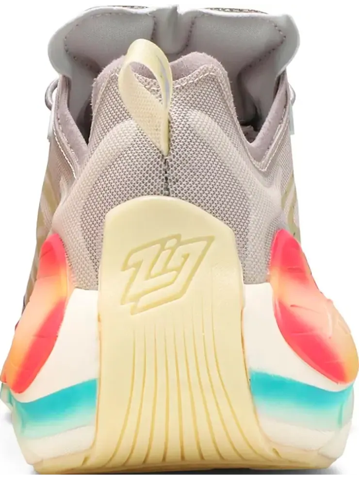 Кроссовки brain dead x zig kinetica 2 'mad science - lemon glow' Reebok — изображение 7 из 8, белый