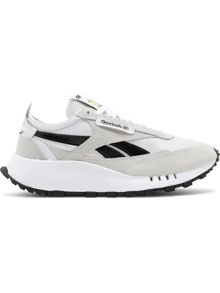 Кроссовки classic leather legacy 'white black' Reebok, пломбир — изображение 1 из 8, бежевый
