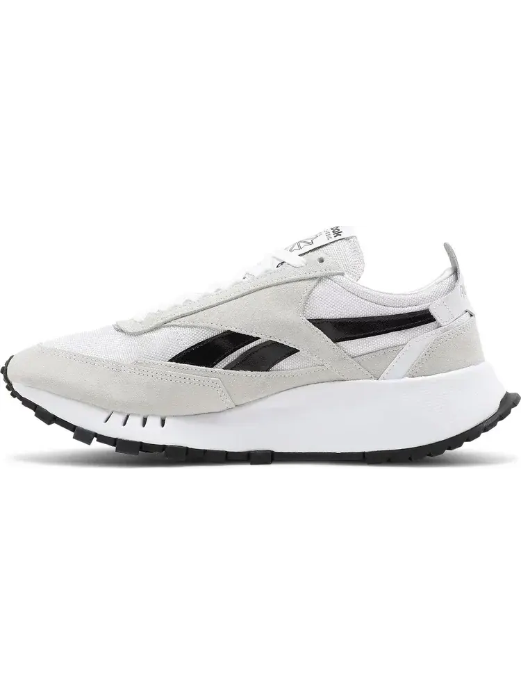 Кроссовки classic leather legacy 'white black' Reebok, пломбир — изображение 3 из 8, бежевый