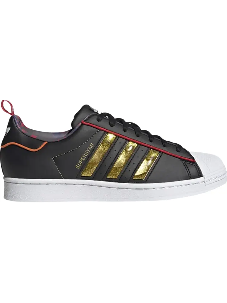 Кроссовки Adidas Superstar 'Chinese New Year - Year Of The Ox Black' — изображение 1 из 1, черный