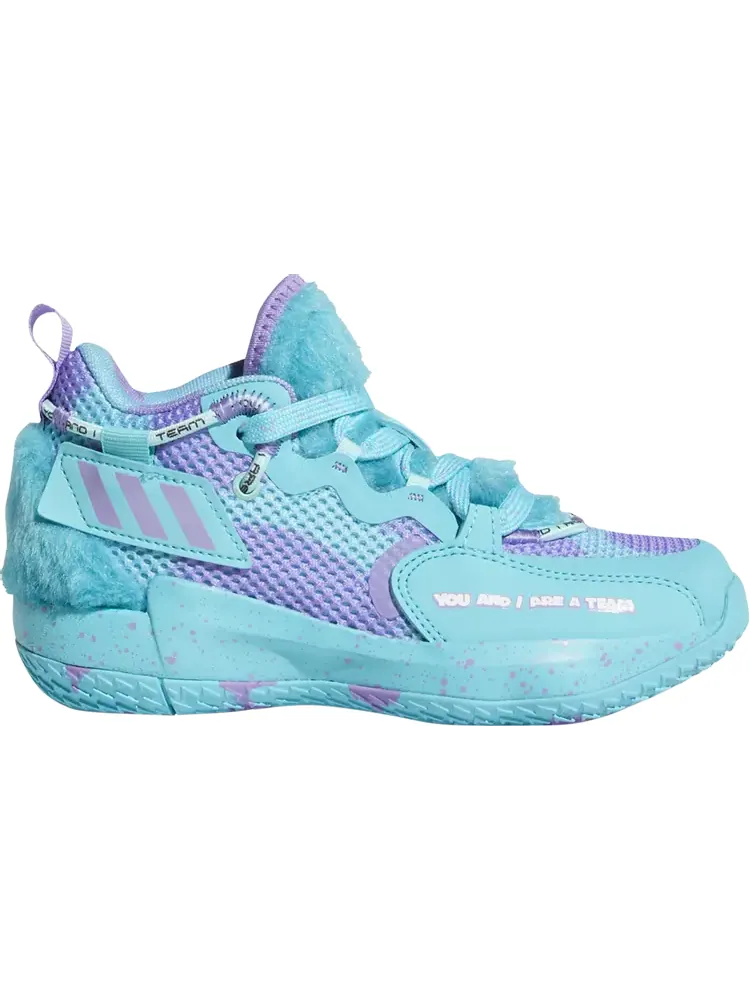 Кроссовки Adidas Monsters Inc. x Dame 7 EXTPLY Little Kid 'Sulley' — изображение 1 из 1, синий