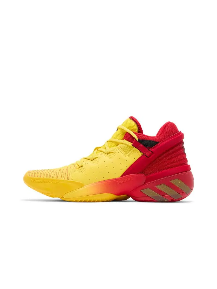 Кроссовки Adidas D.O.N. Issue #2, Louisville Cardinals — изображение 3 из 8, желтый