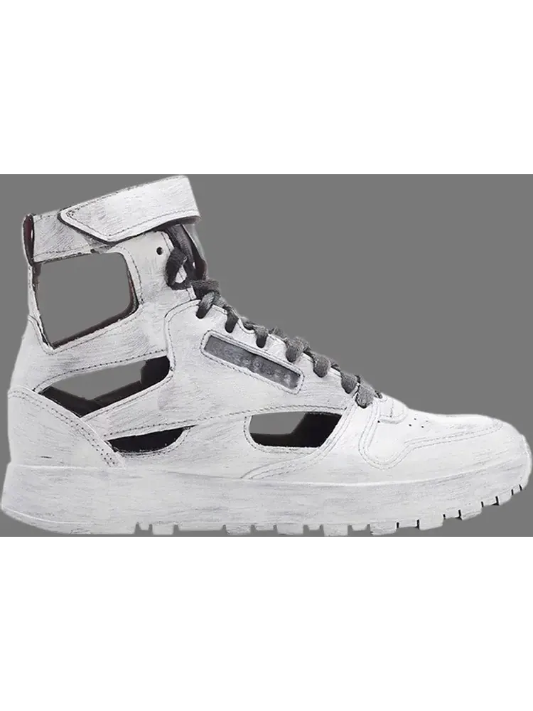 Кроссовки reebok x maison margiela wmns classic leather tabi high 'whiteout' Reebok — изображение 1 из 1, белый