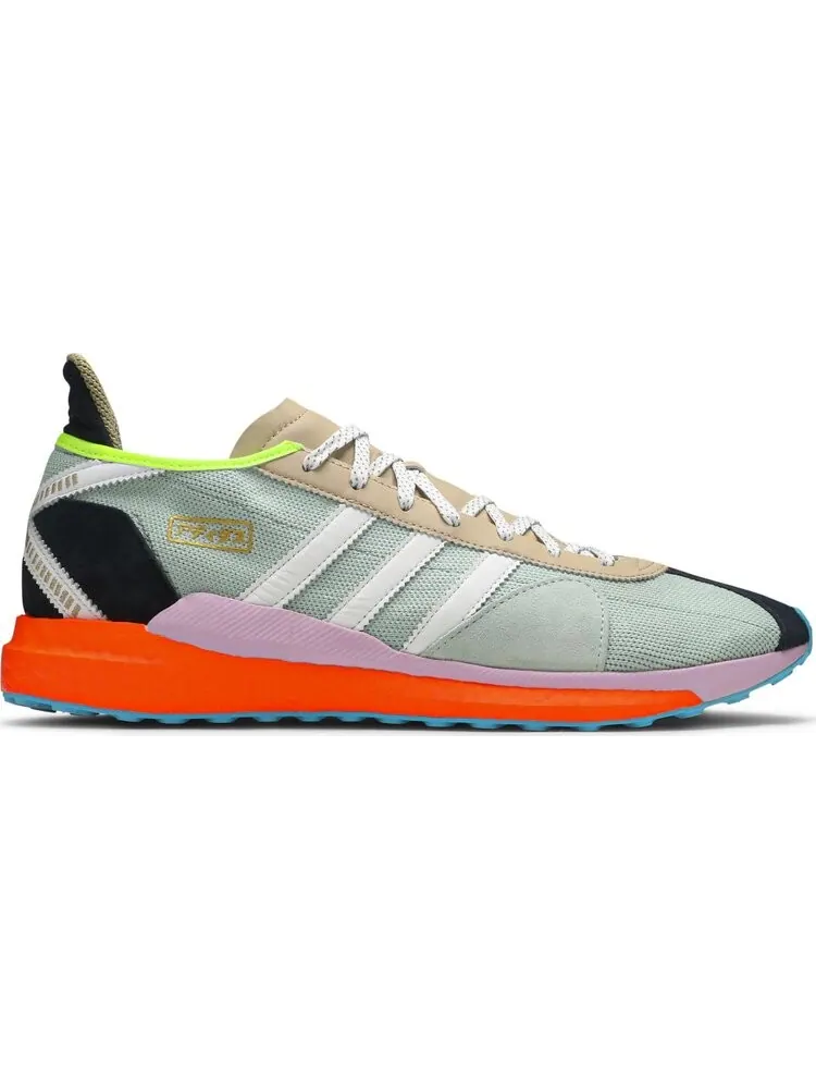Кроссовки Adidas Pharrell x Tokio Solar Hu 'Friendship Pack' — изображение 1 из 8, бирюзовый