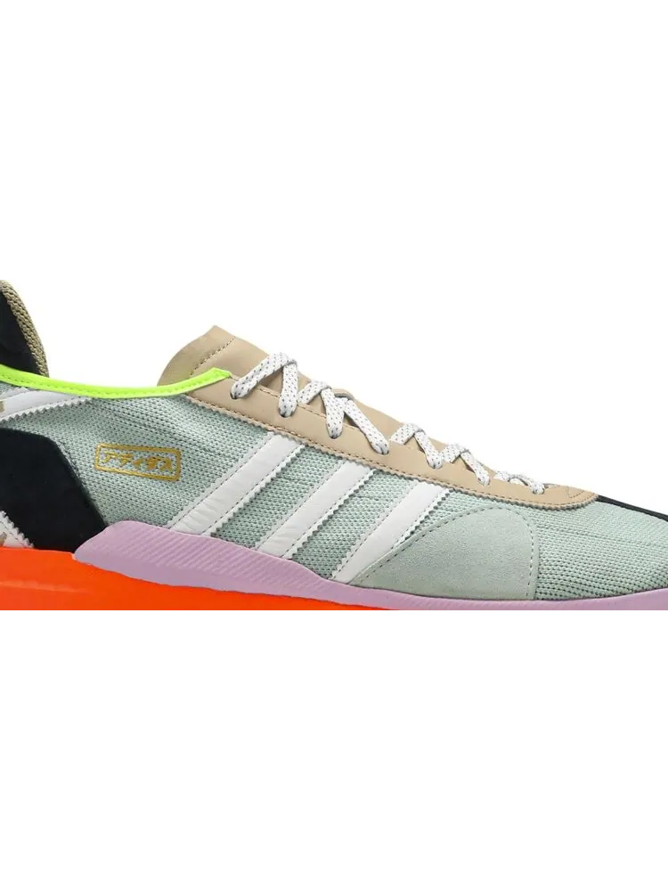 Кроссовки Adidas Pharrell x Tokio Solar Hu 'Friendship Pack' — изображение 2 из 8, бирюзовый