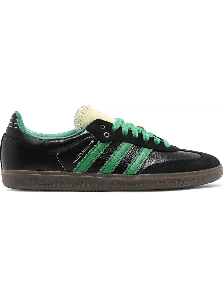 Кроссовки Adidas Wales Bonner x Samba 'Black Green' — изображение 1 из 8, черный