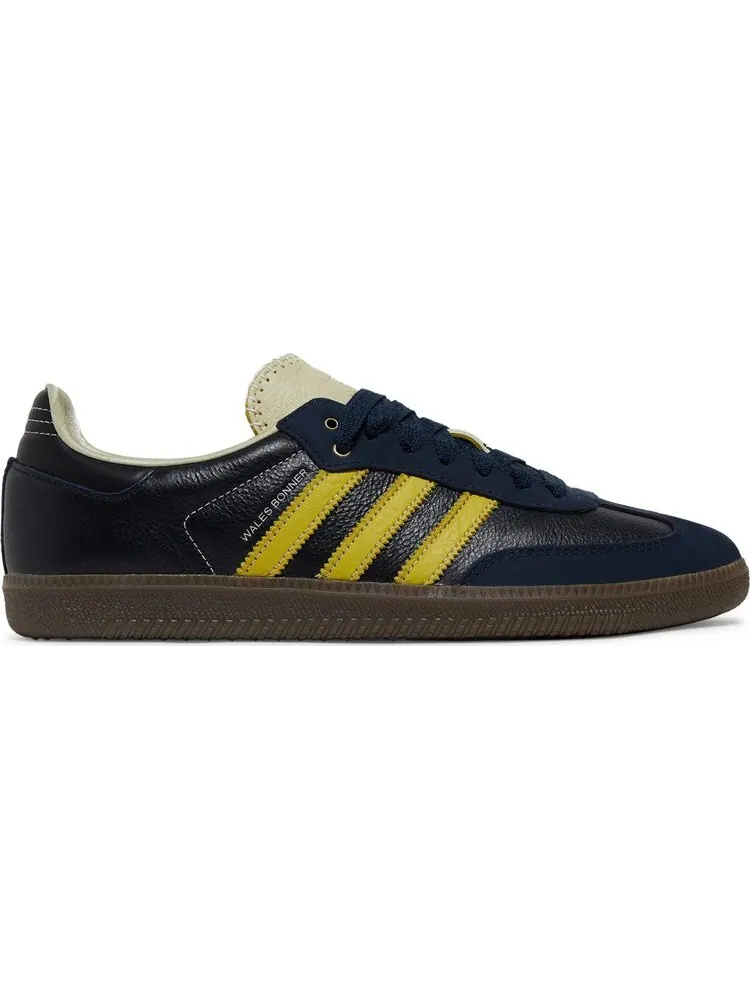 Кроссовки Adidas Wales Bonner x Samba 'Collegiate Navy Yellow' — изображение 1 из 8, синий