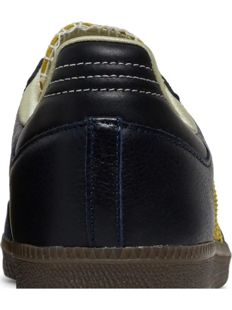 Кроссовки Adidas Wales Bonner x Samba 'Collegiate Navy Yellow' — изображение 7 из 8, синий
