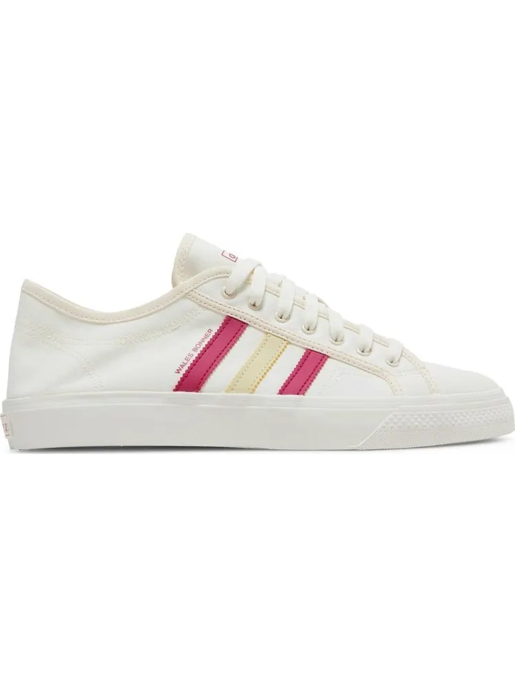 Кроссовки Adidas Wales Bonner x Nizza Low 'Cream White Scarlet' — изображение 1 из 8, бежевый