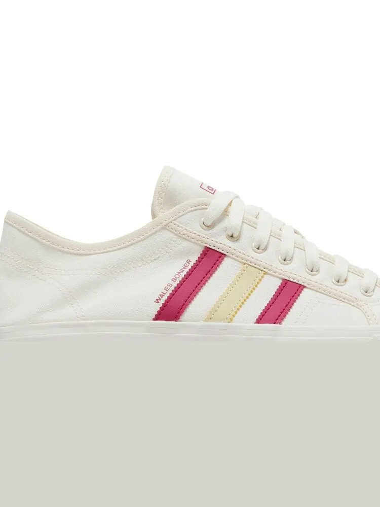 Кроссовки Adidas Wales Bonner x Nizza Low 'Cream White Scarlet' — изображение 2 из 8, бежевый