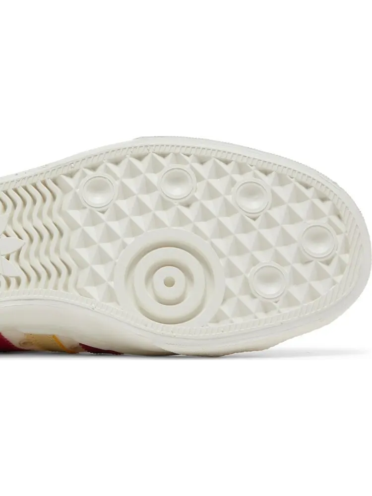 Кроссовки Adidas Wales Bonner x Nizza Low 'Cream White Scarlet' — изображение 5 из 8, бежевый