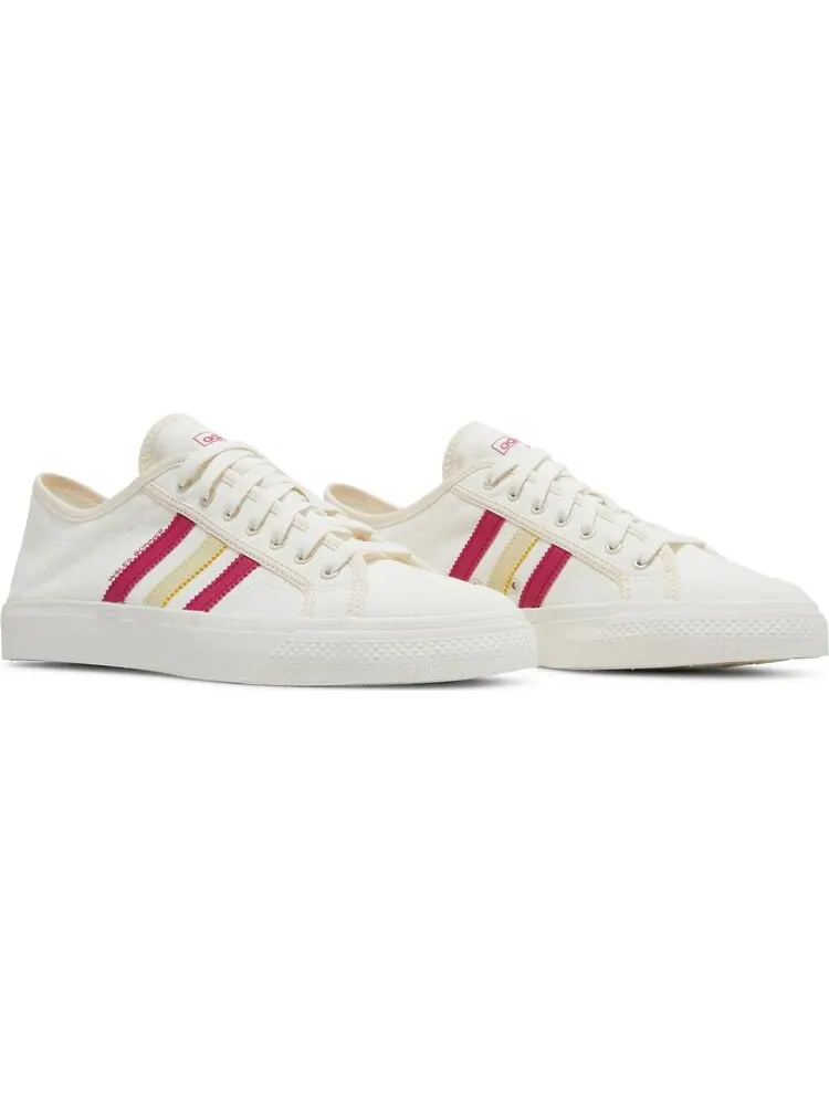 Кроссовки Adidas Wales Bonner x Nizza Low 'Cream White Scarlet' — изображение 8 из 8, бежевый