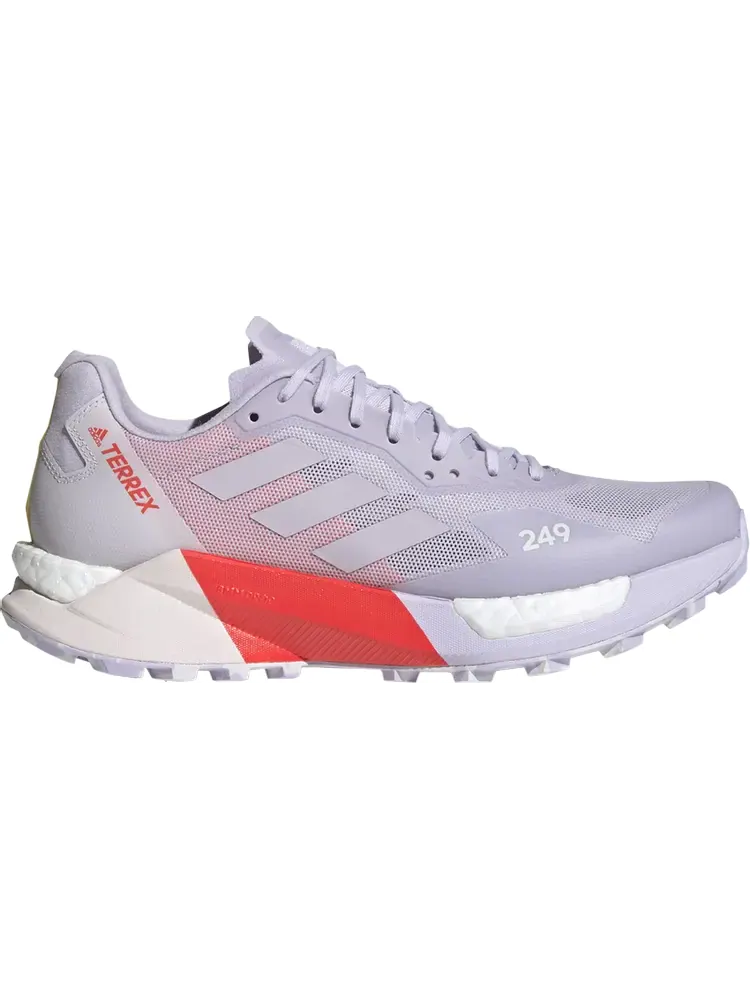Кроссовки Adidas Wmns Terrex Agravic Ultra Trail 'Purple Tint Solar Red' — изображение 1 из 1, фиолетовый