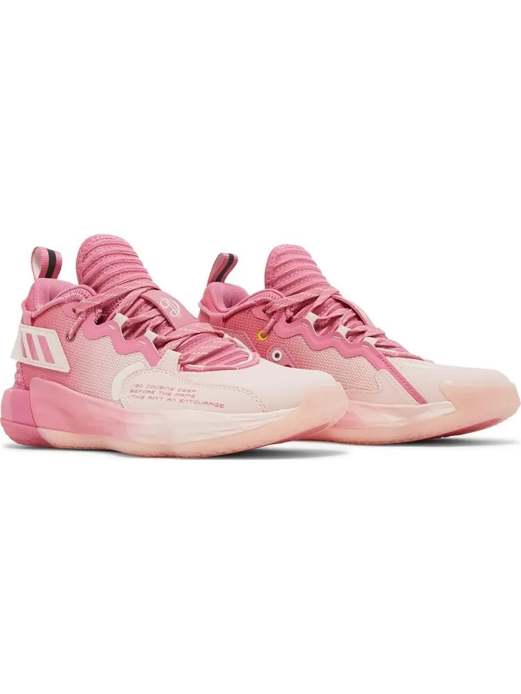 Кроссовки Adidas Dame 7 EXTPLY J 'D.O.L.L.A.' — изображение 8 из 8, розовый