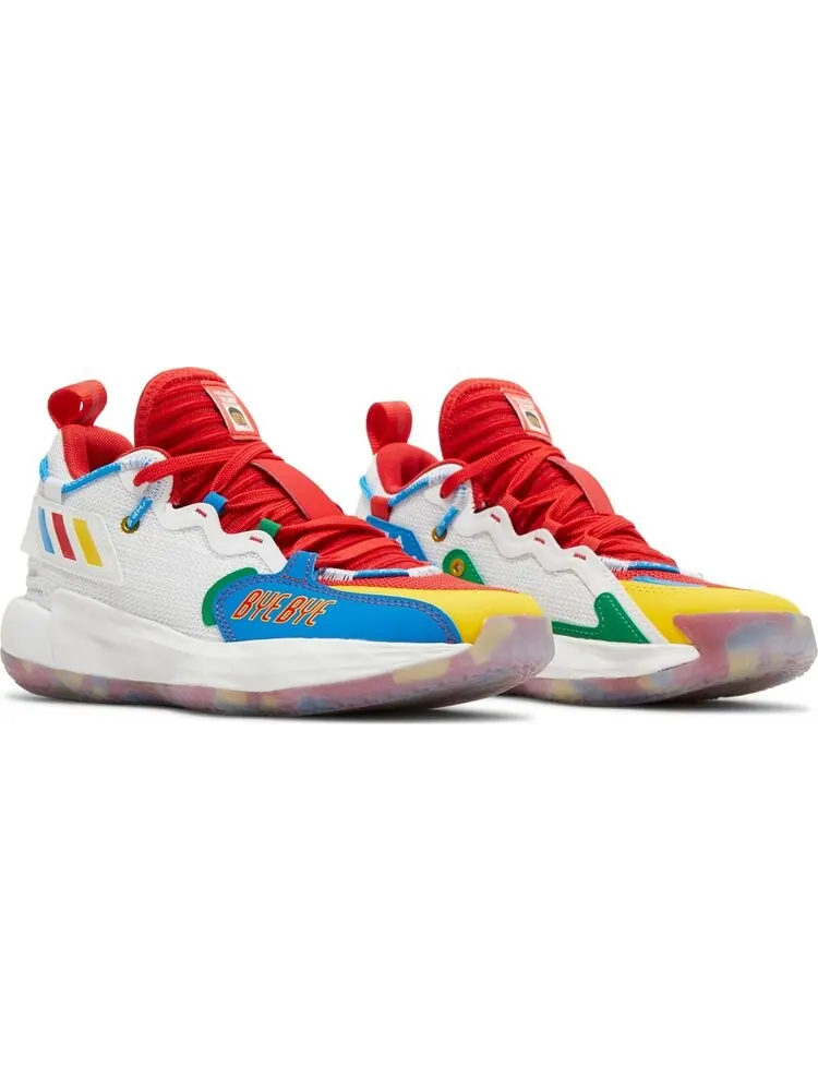 Кроссовки Adidas LEGO x Dame 7 EXTPLY Big Kid 'Bye Bye' — изображение 8 из 8, мульти
