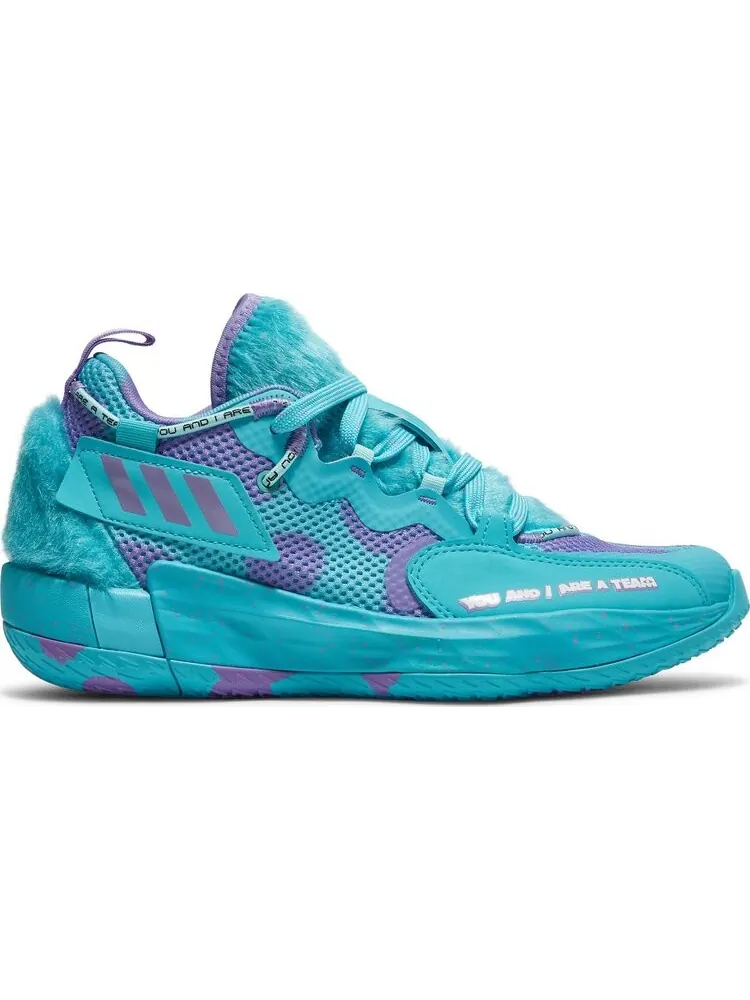 Кроссовки Adidas Monsters Inc. x Dame 7 EXTPLY Big Kid 'Sulley' — изображение 1 из 8, синий