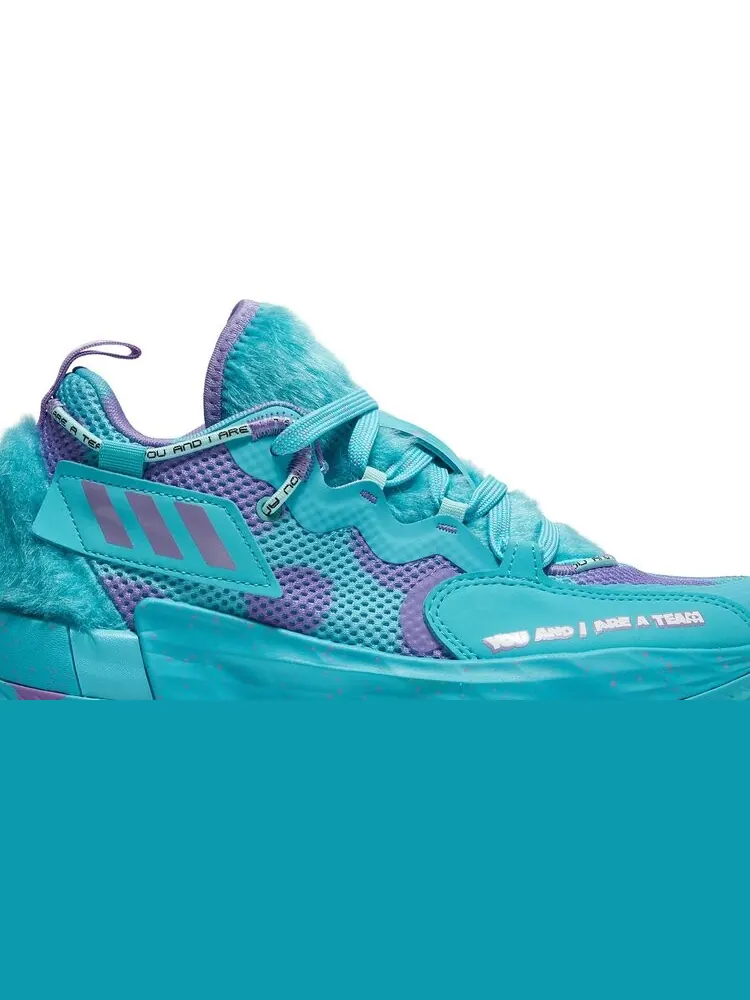 Кроссовки Adidas Monsters Inc. x Dame 7 EXTPLY Big Kid 'Sulley' — изображение 2 из 8, синий