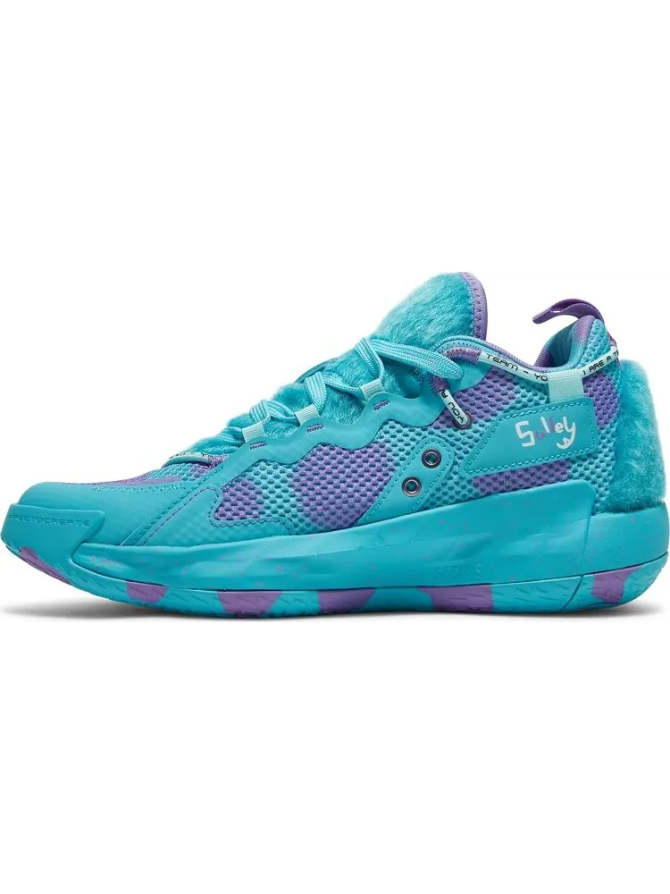 Кроссовки Adidas Monsters Inc. x Dame 7 EXTPLY Big Kid 'Sulley' — изображение 3 из 8, синий
