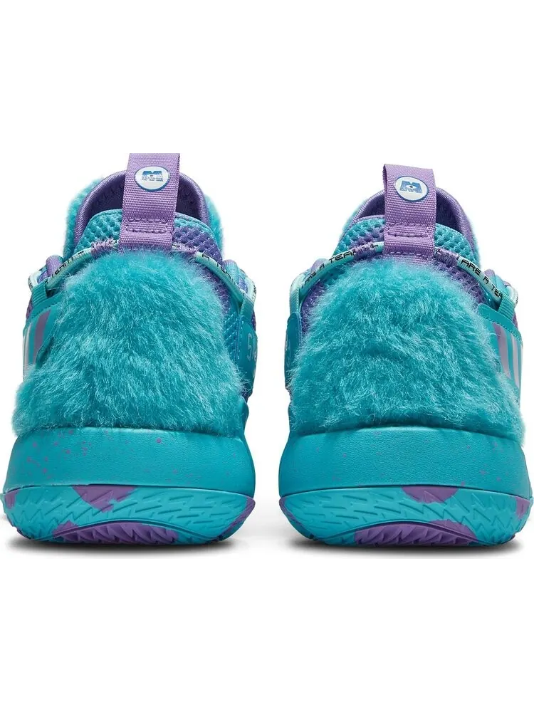 Кроссовки Adidas Monsters Inc. x Dame 7 EXTPLY Big Kid 'Sulley' — изображение 6 из 8, синий