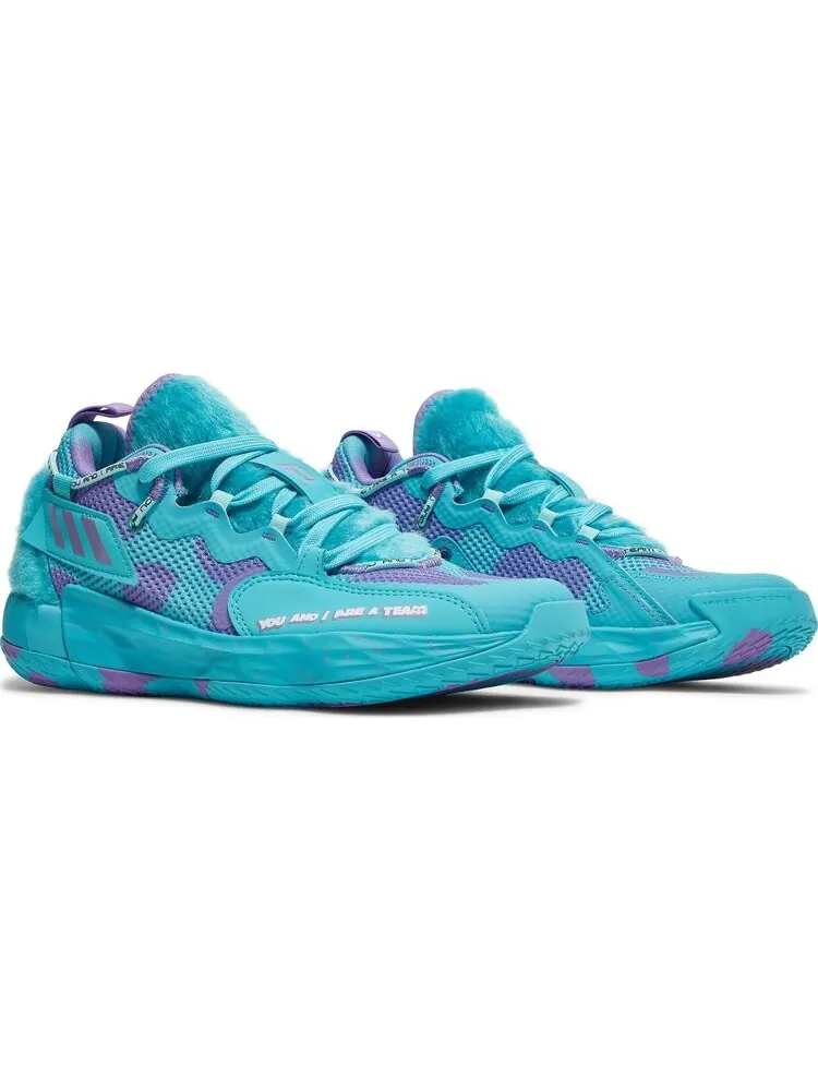 Кроссовки Adidas Monsters Inc. x Dame 7 EXTPLY Big Kid 'Sulley' — изображение 8 из 8, синий