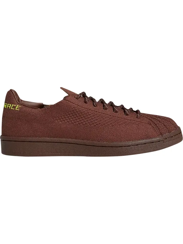 Кроссовки Adidas Pharrell x Superstar Primeknit 'Brown' — изображение 1 из 1, коричневый