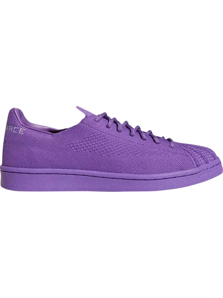 Кроссовки Adidas Pharrell x Superstar Primeknit 'Purple' — изображение 1 из 1, фиолетовый