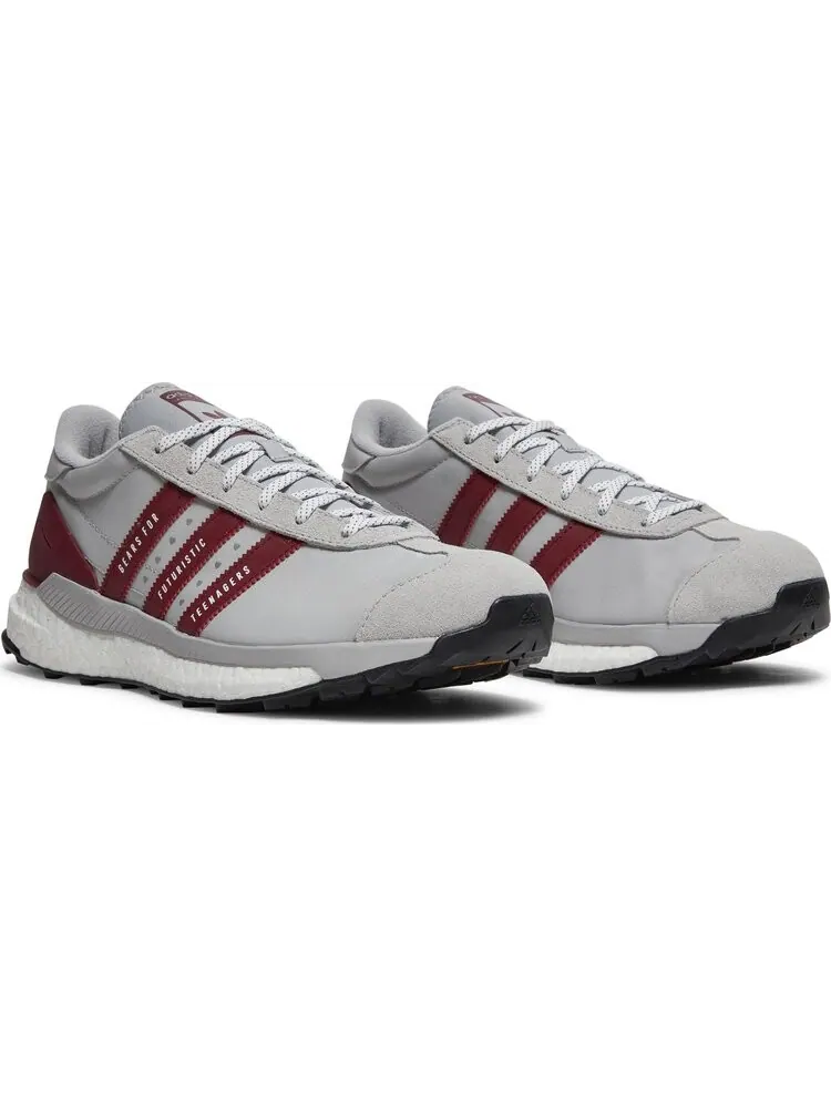 Кроссовки Adidas Human Made x Country Free Hiker 'Grey Burgundy' — изображение 8 из 8, серый