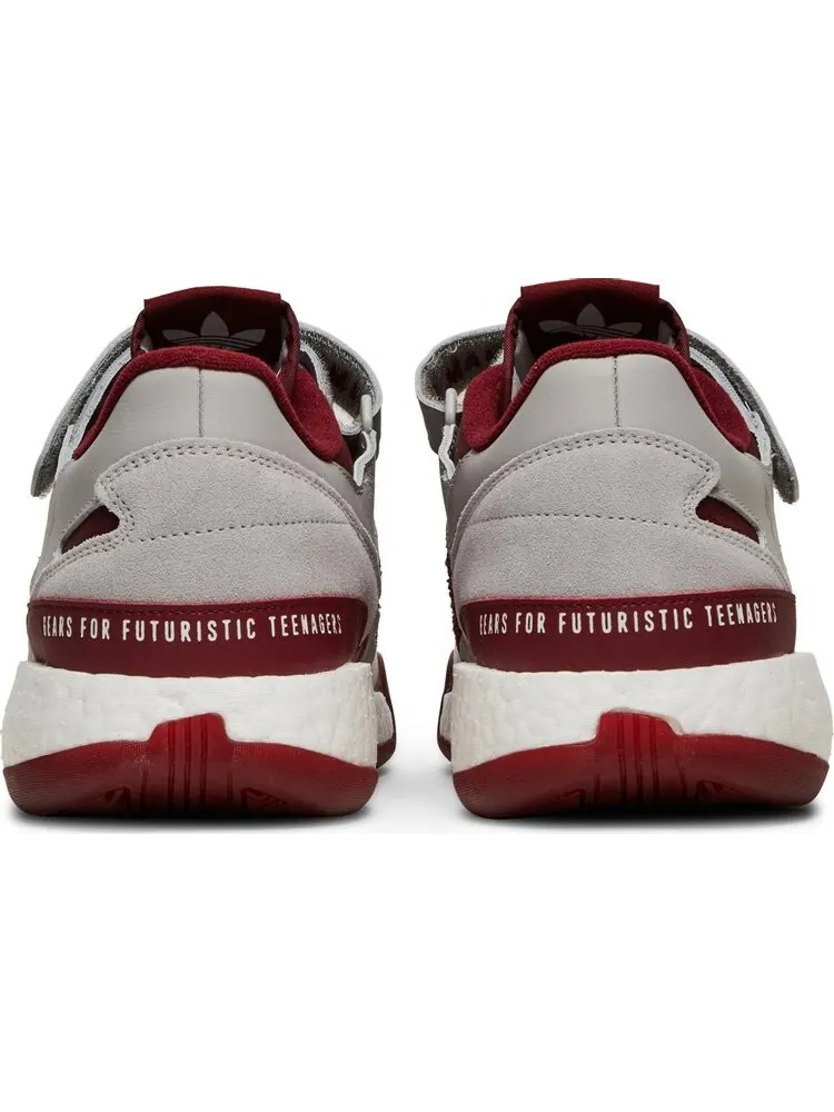 Кроссовки Adidas Human Made x Forum Low 'Grey Burgundy' — изображение 6 из 8, красный