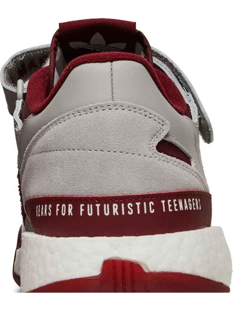 Кроссовки Adidas Human Made x Forum Low 'Grey Burgundy' — изображение 7 из 8, красный