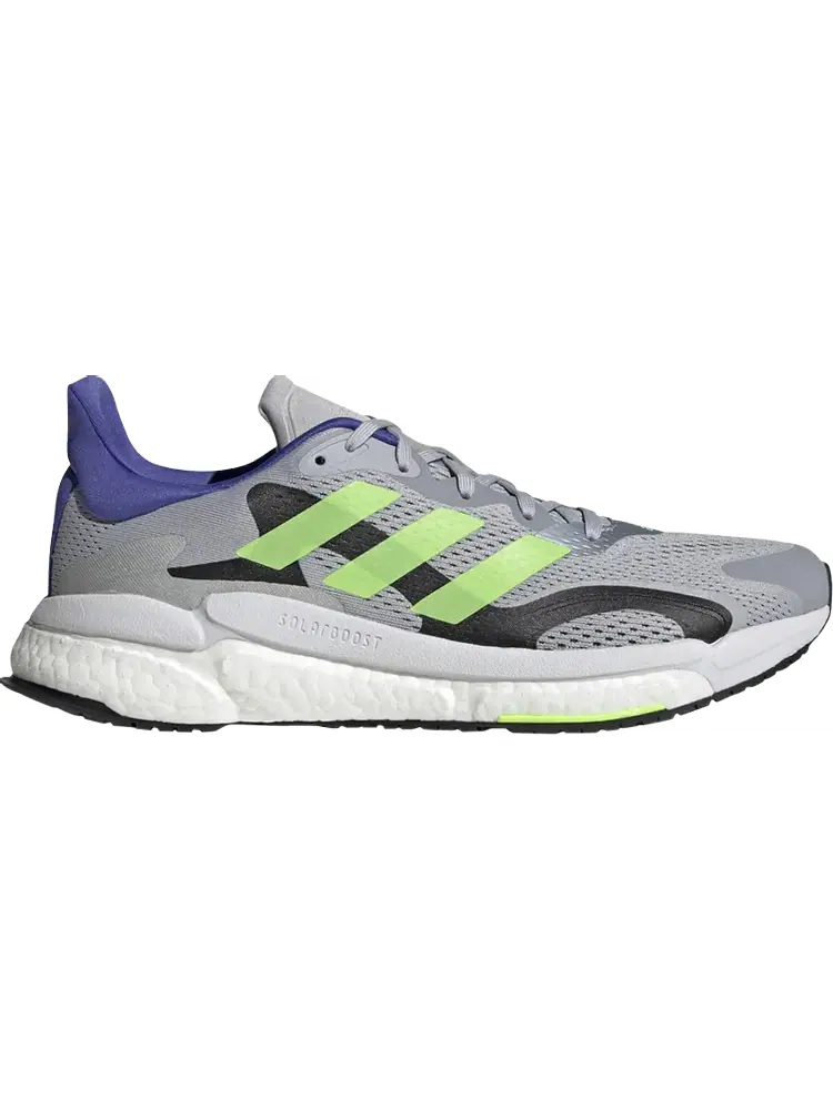 Кроссовки Adidas Solar Boost 3 'Halo Silver Signal Green' — изображение 1 из 1, серый
